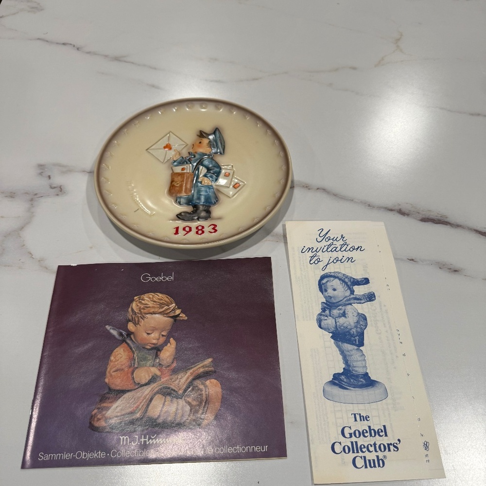 Vintage 1983 13th MJ Hummel Annual Collectors plate #HUM276